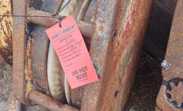 Block 30 ton 1inch  1 sheave no tag