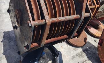 Block 6 sheave 3/4 inch cable 100ton