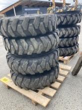 8x Räder Mitas 10.00-20 mit 8-Loch Felgen