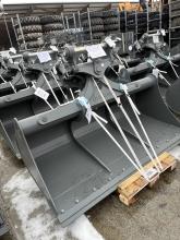 Liebherr Grabenräumlöffel schwenkbar